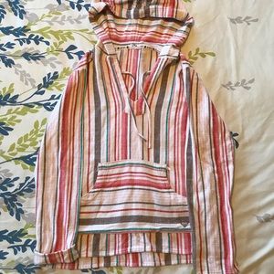 Roxy Hooded Poncho Lg